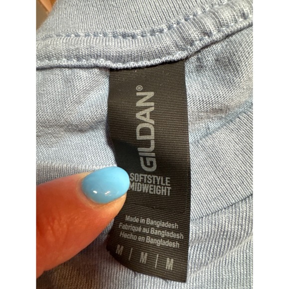 Duck Donuts Outer Banks‎ NC Blue Graphic T-Shirt Medium Short Sleeve Tee - Picture 4 of 4